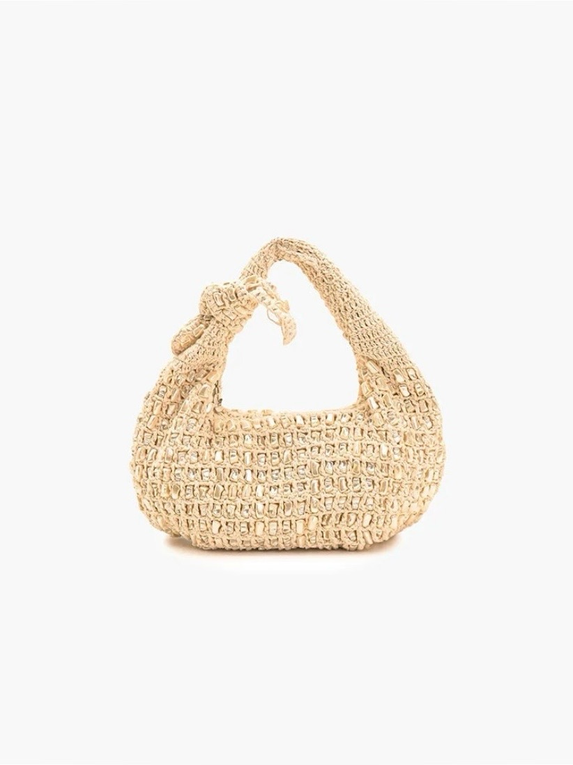 America & Beyond Crochet Shoulder Bag